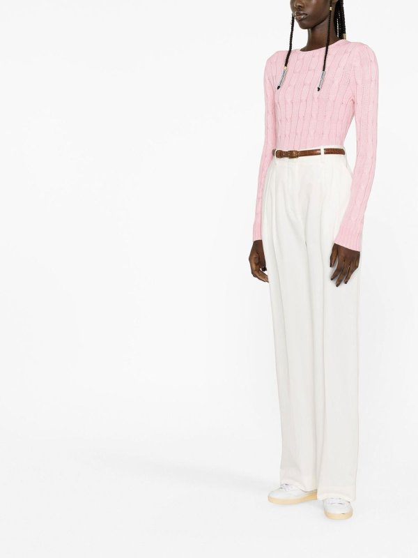 Pull Col Bateau - Couleur Chair shop online: POLO RALPH LAUREN