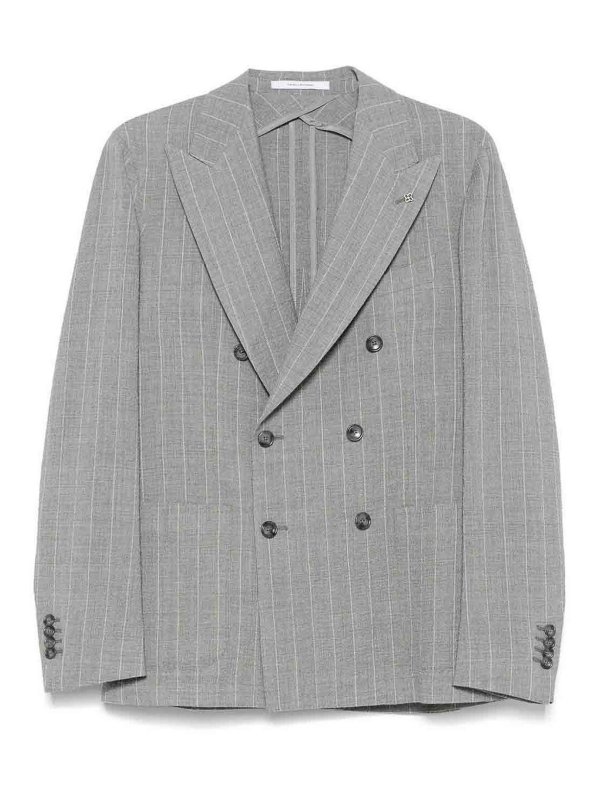 TAGLIATORE: ブレザー - ブレザー - ライトグレー