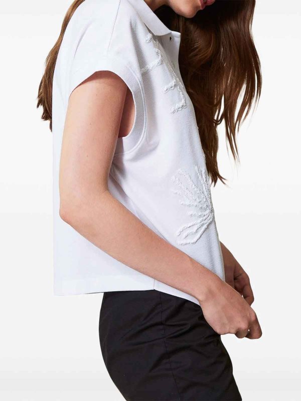 TWINSET: Poloshirts online - Poloshirt - Weiß