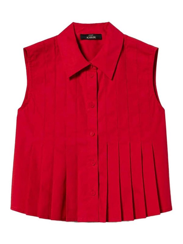 TWINSET: シャツ - シャツ - 赤