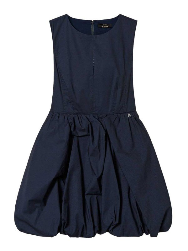 TWINSET: ショートドレス - ショートドレス - ブルー