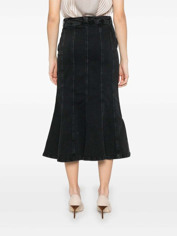 TWINSET: ニーレングススカート＆ミディ丈 online - ミニスカート - 黒