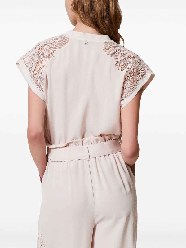 The Best Shops TWINSET: shirts - Shirt with embroidery