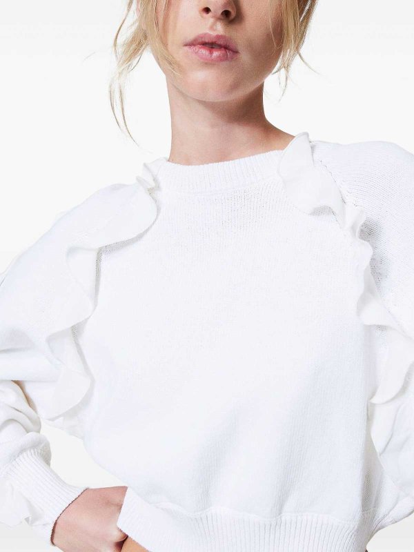 U-Boot-Pullover - Weiß shop online: TWINSET