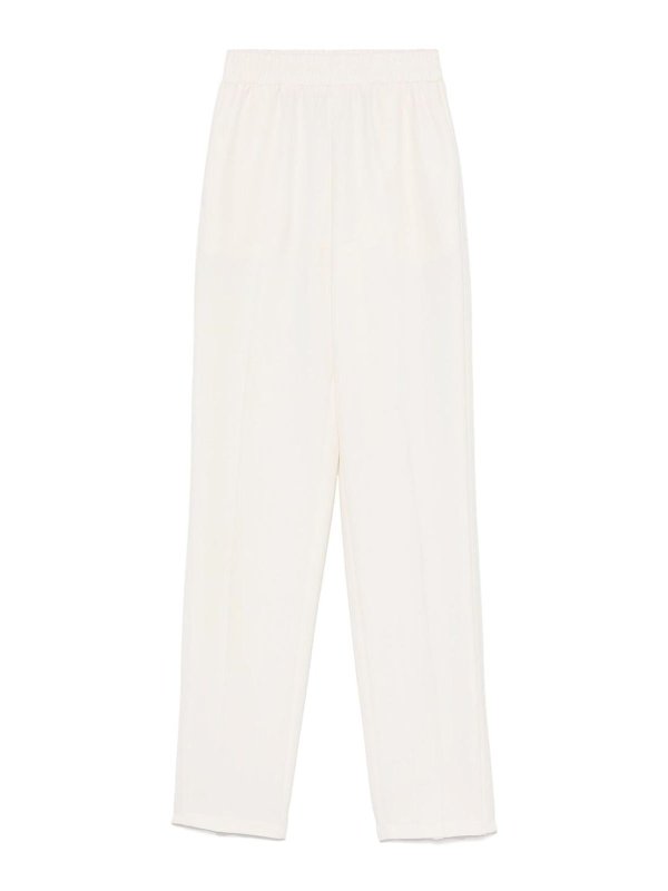 TWINSET: カジュアルトラウザー - カジュアルパンツ - 白