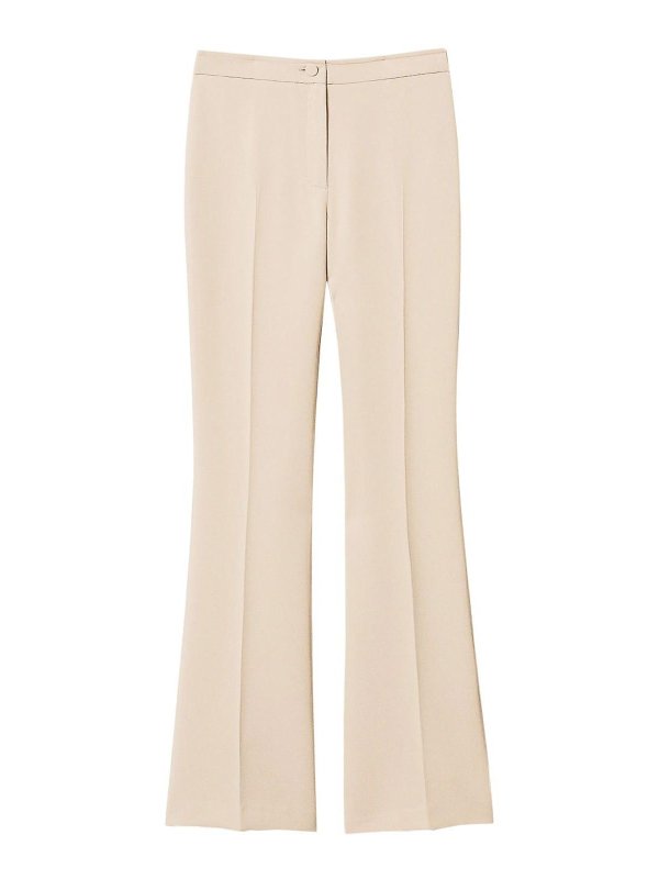 TWINSET: カジュアルトラウザー - カジュアルパンツ - ベージュ