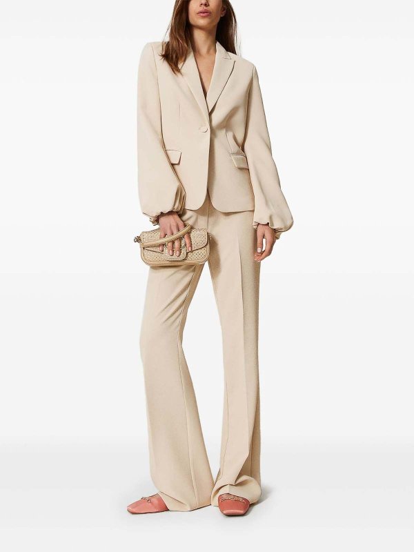 The Best Shops TWINSET: カジュアルトラウザー - カジュアルパンツ - ベージュ