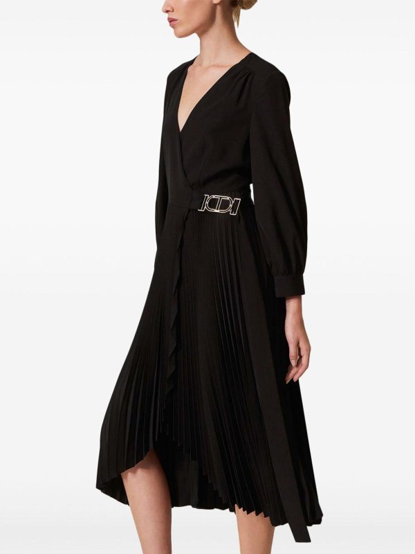 The Best Shops TWINSET: knee length dresses - Midi dress with folds