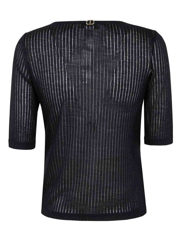 The Best Shops TWINSET: T-shirts - T-Shirt - Noir