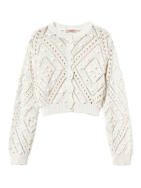 TWINSET: カーディガン - カーディガン - 白