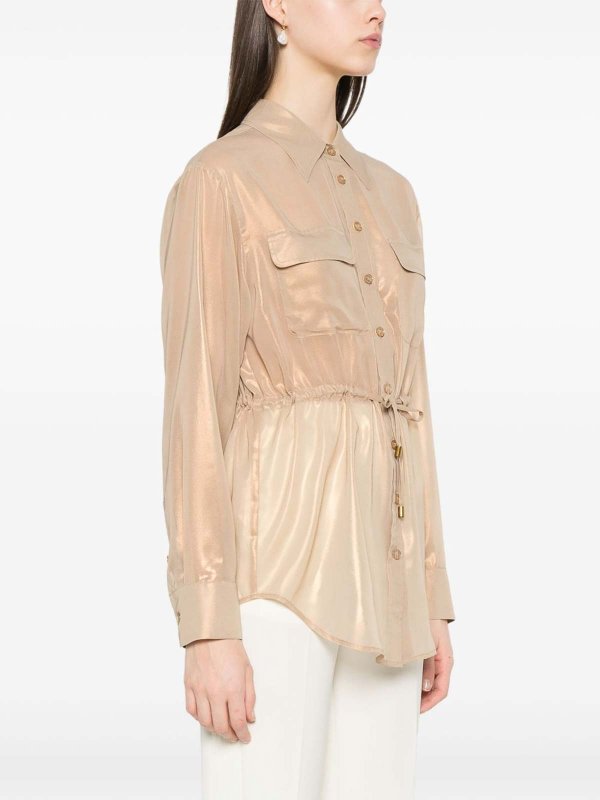 シャツ - ベージュ shop online: TWINSET