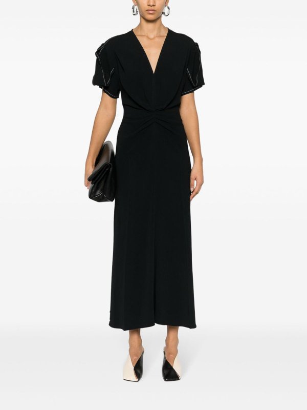 VICTORIA BECKHAM buy online 膝丈ドレス - 黒