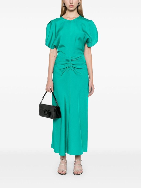 Midi dress with curl shop online: VICTORIA BECKHAM