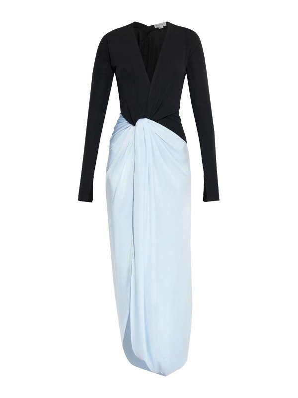 VICTORIA BECKHAM: ニーレングスドレス - 膝丈ドレス - 黒