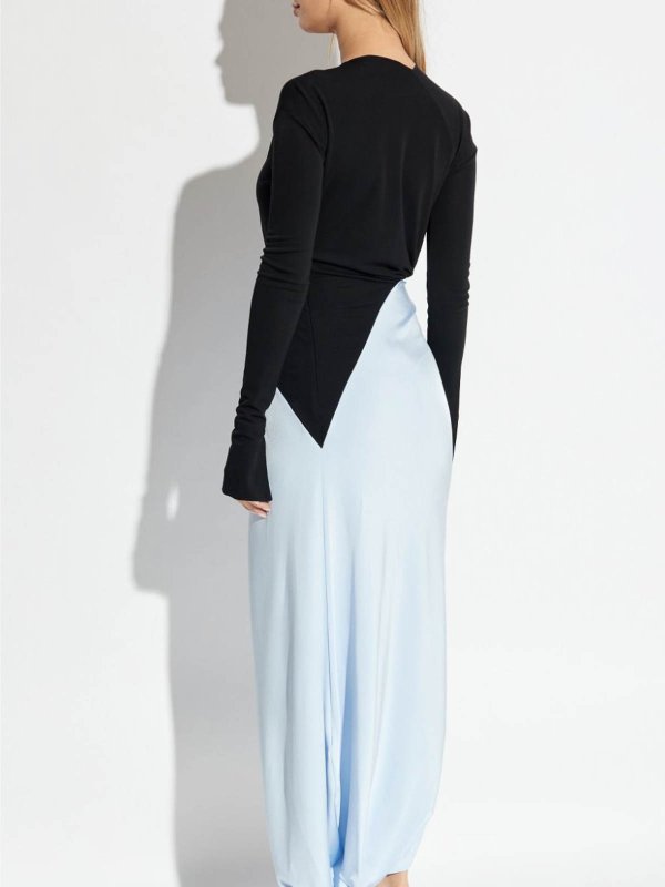 膝丈ドレス - 黒 shop online: VICTORIA BECKHAM