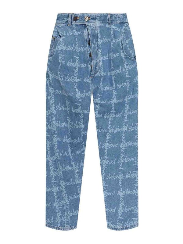 VIVIENNE WESTWOOD: ブーツカットジーンズ - ブーツカットジーンズ - ブルー