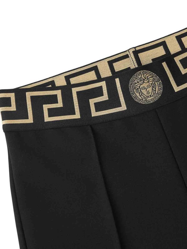 The Best Shops VERSACE: Leggings - Leggins - Negro