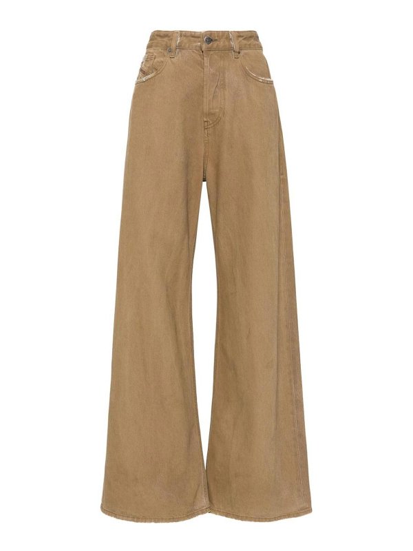 DIESEL: ブーツカットジーンズ - ブーツカットジーンズ - ブラウン