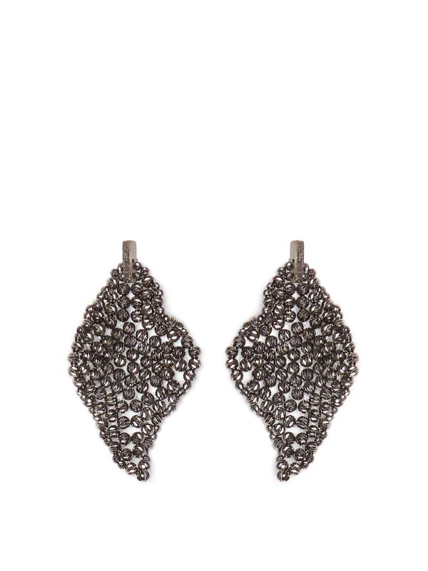 BRUNELLO CUCINELLI: Ohrringe - Ohrring - Schwarz