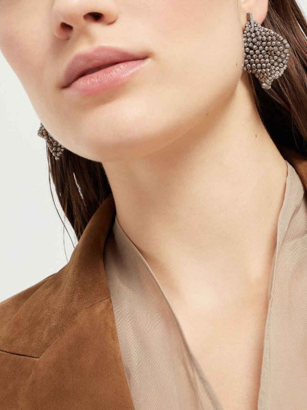 BRUNELLO CUCINELLI: Ohrringe online - Ohrring - Schwarz