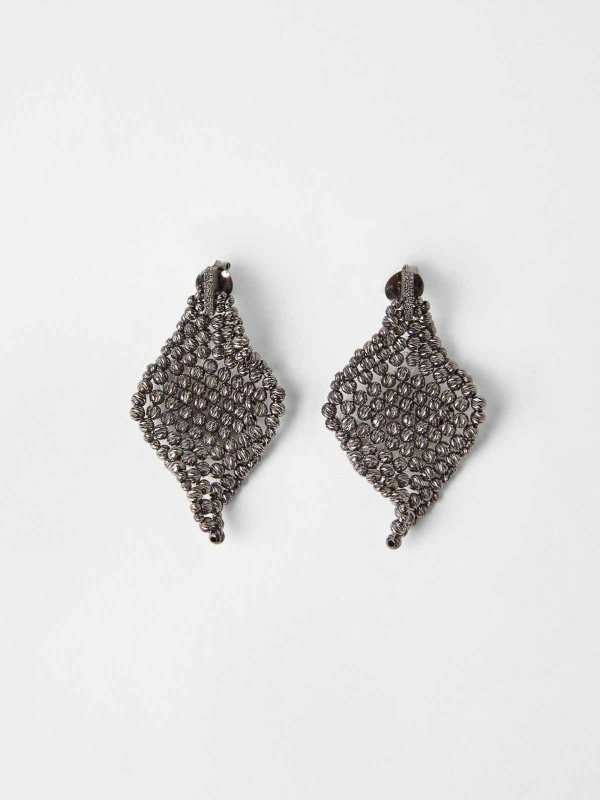 Ohrring - Schwarz shop online: BRUNELLO CUCINELLI