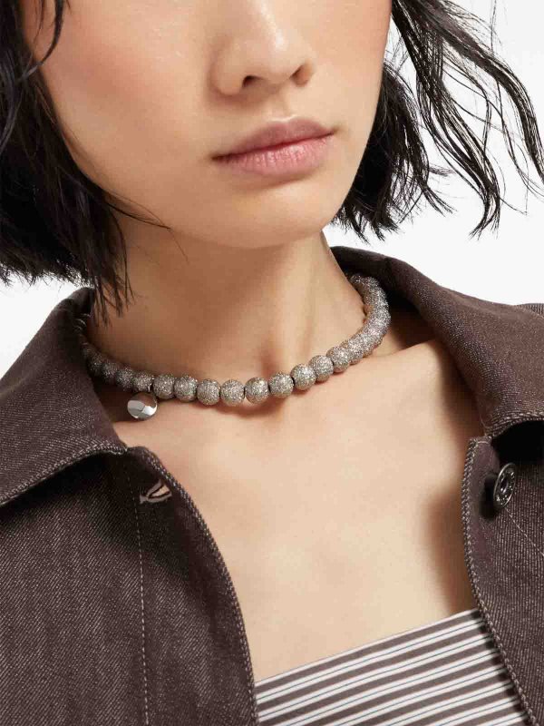 BRUNELLO CUCINELLI: Necklaces & Chokers online - Choker with beads