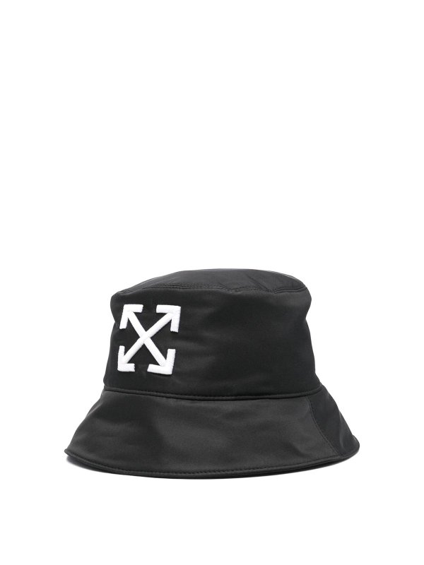 OFF-WHITE: hats & caps - Cappello Bucket Arrows