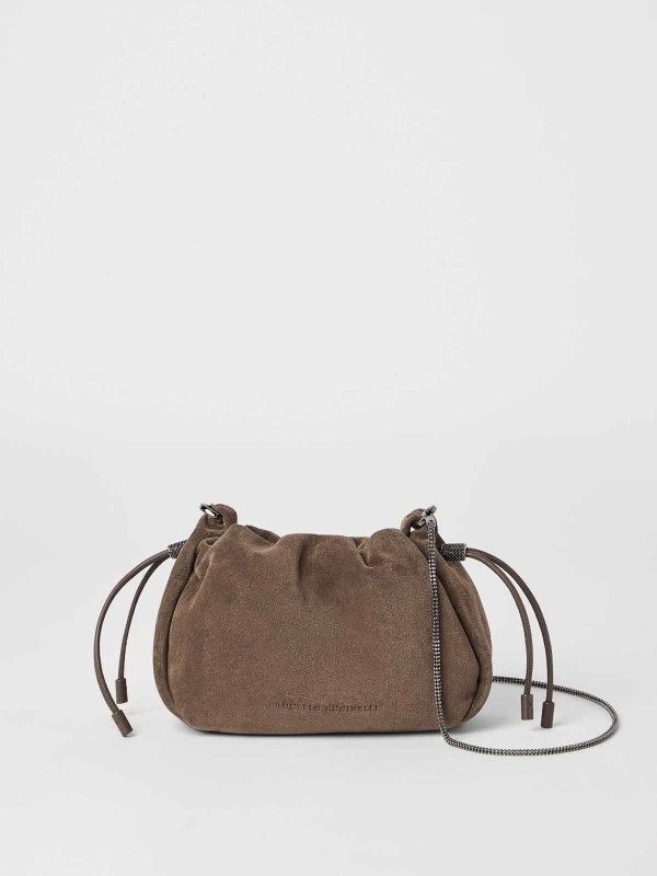 BRUNELLO CUCINELLI buy online Shoulder bag in suede leather