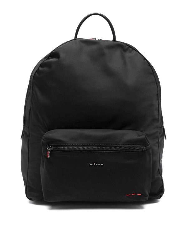 KITON: Sacs à dos - Sac À Dos - Noir