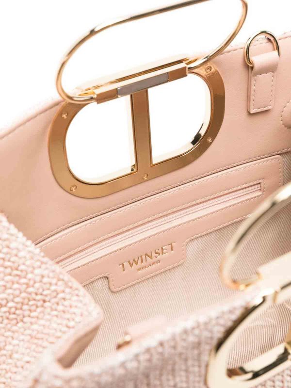 TWINSET: Handtaschen online - Shopper - Nude
