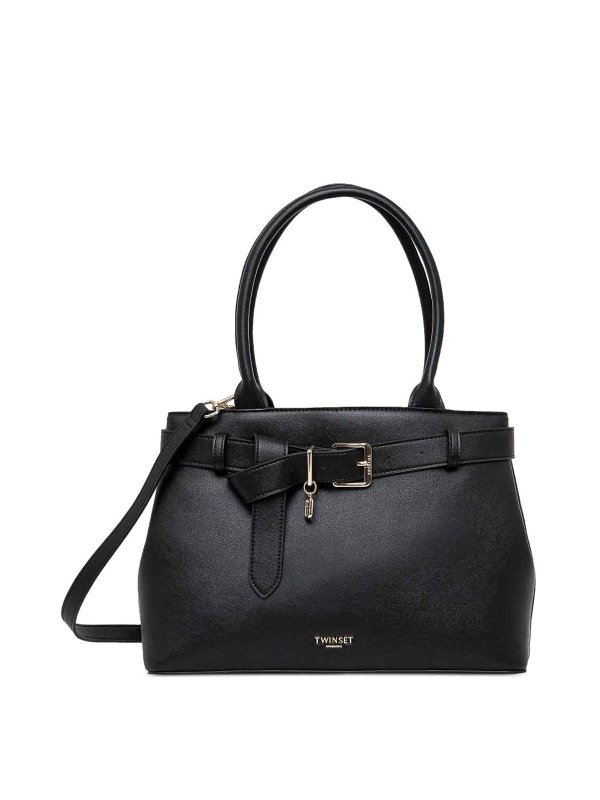 TWINSET: Handtaschen - Shopper - Schwarz