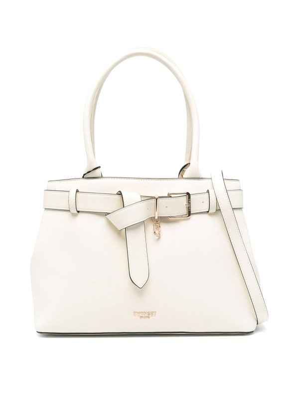 TWINSET: totes bags - Tote bag in synthetic leather