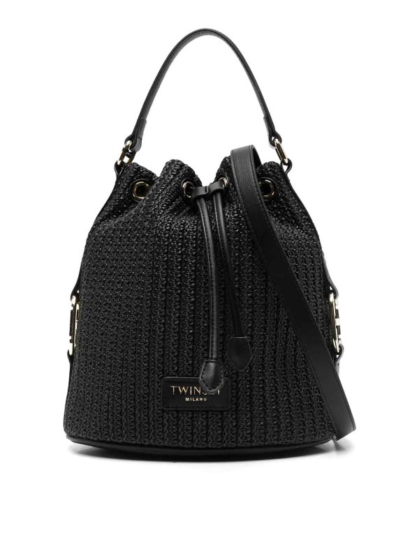 TWINSET: Bucket-bags - Bucket-Bag - Schwarz