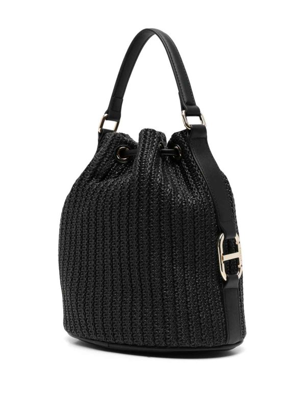 The Best Shops TWINSET: Bucket-bags - Bucket-Bag - Schwarz