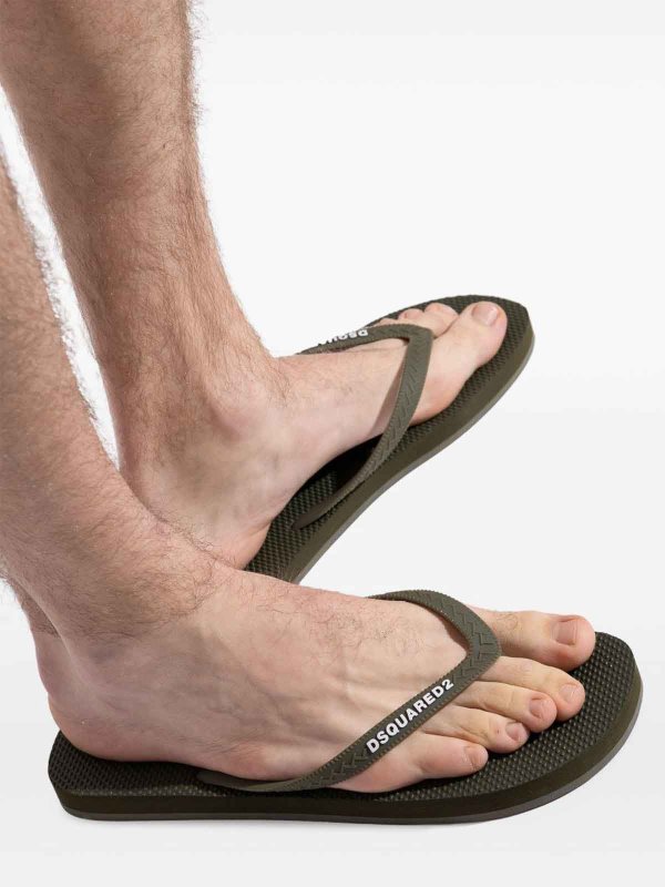 The Best Shops DSQUARED2: Sandalias - Verde