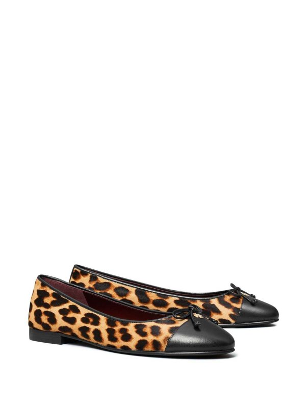TORY BURCH: Ballerines online - Ballerines - Imprimé Animal