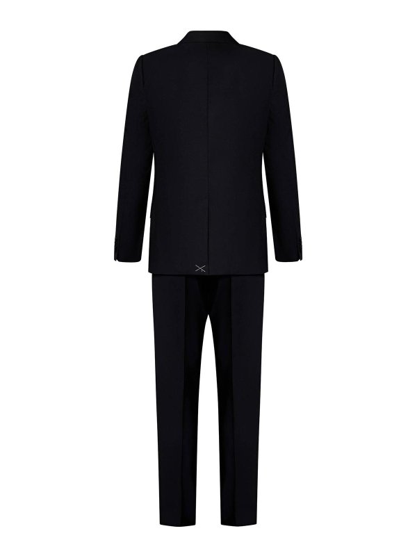 DOLCE & GABBANA: formal suits online - Virgin Wool And Silk  Tuxedo Tailored Suit