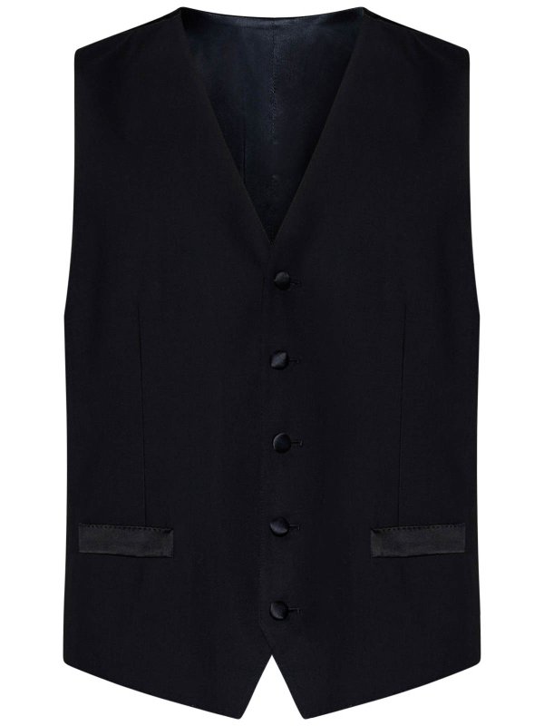 Virgin Wool And Silk  Tuxedo Tailored Suit shop online: DOLCE & GABBANA