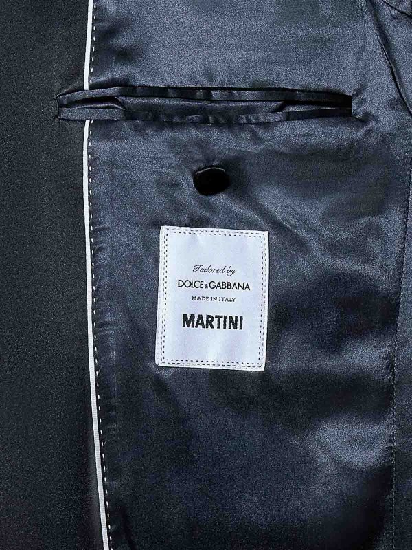 The Best Shops DOLCE & GABBANA: Virgin Wool And Silk  Tuxedo Tailored Suit