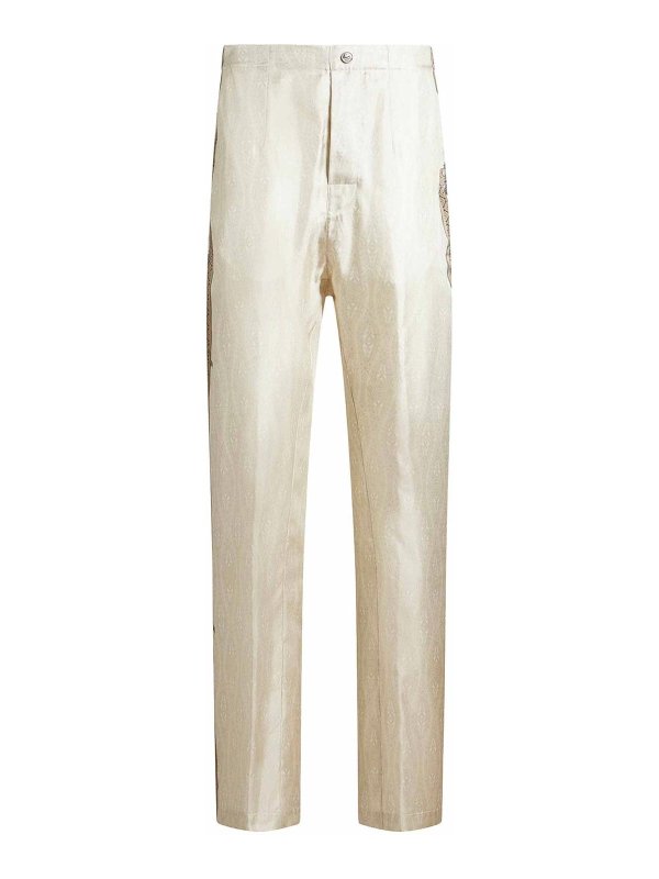 ETRO: Casual Hosen - Casual Hose - Weiß