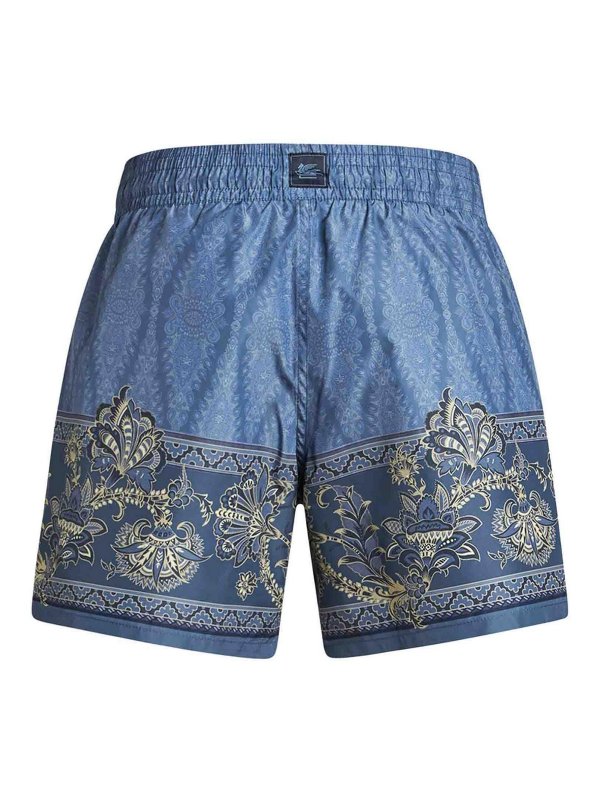 The Best Shops ETRO: 水着 - スイムショーツ/スイムトランクス - ブルー