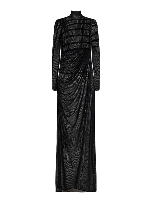 JEAN PAUL GAULTIER: Maxikleider - Maxikleid - Schwarz