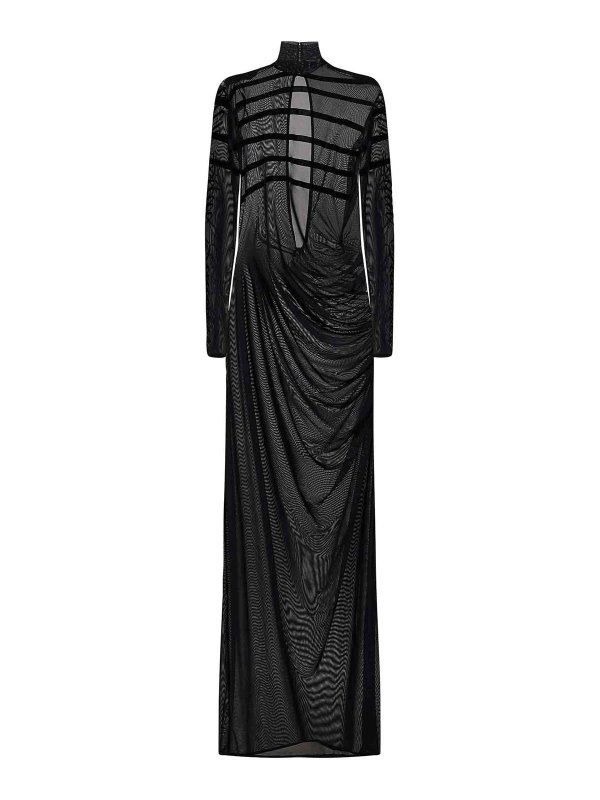 JEAN PAUL GAULTIER: Maxikleider online - Maxikleid - Schwarz