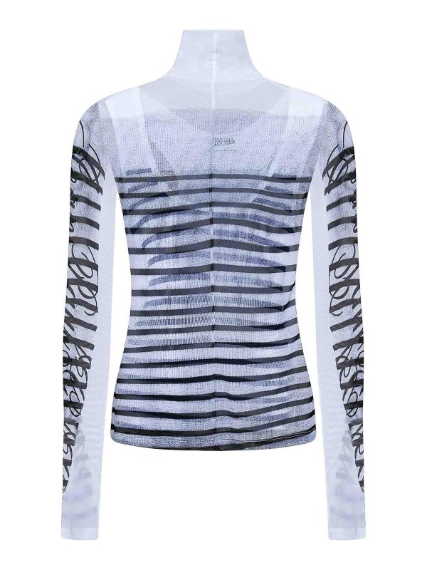 JEAN PAUL GAULTIER: Tops und Tank Tops - Top - Weiß