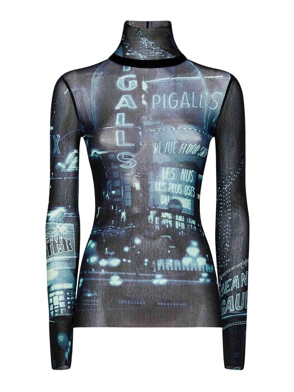 JEAN PAUL GAULTIER: Tops und Tank Tops - Top - Blau