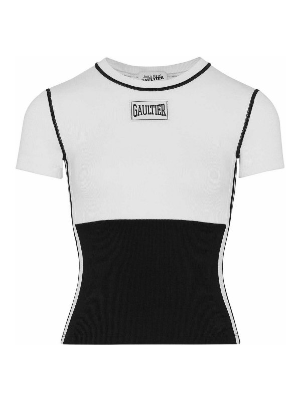 JEAN PAUL GAULTIER: T-shirts - T-Shirt - Weiß