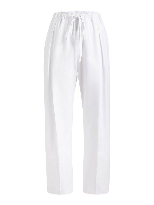 KHAITE: カジュアルトラウザー - カジュアルパンツ - 白