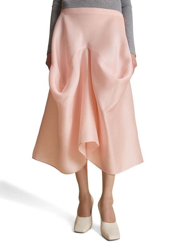 KHAITE: Faldas media pierna y semilargas online - Falda Semilarga