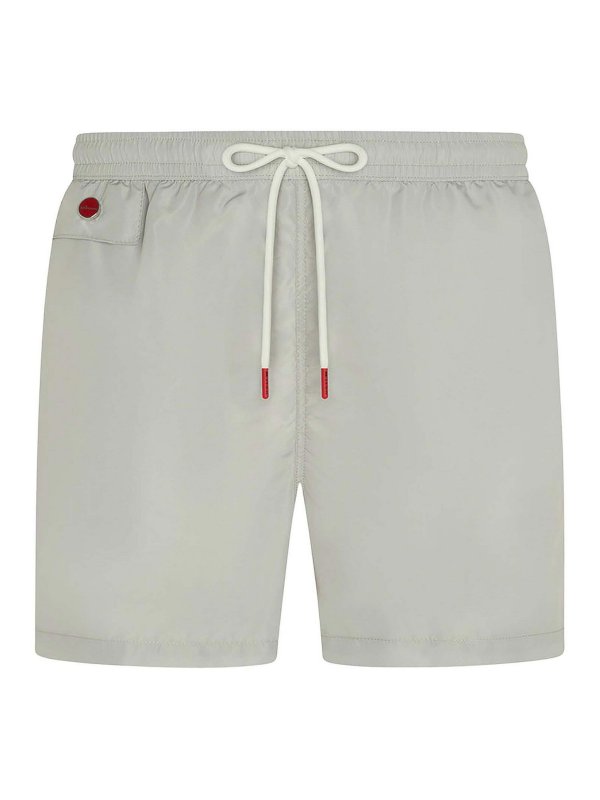 KITON: Shorts de bain - Maillot De Bain - Blanc