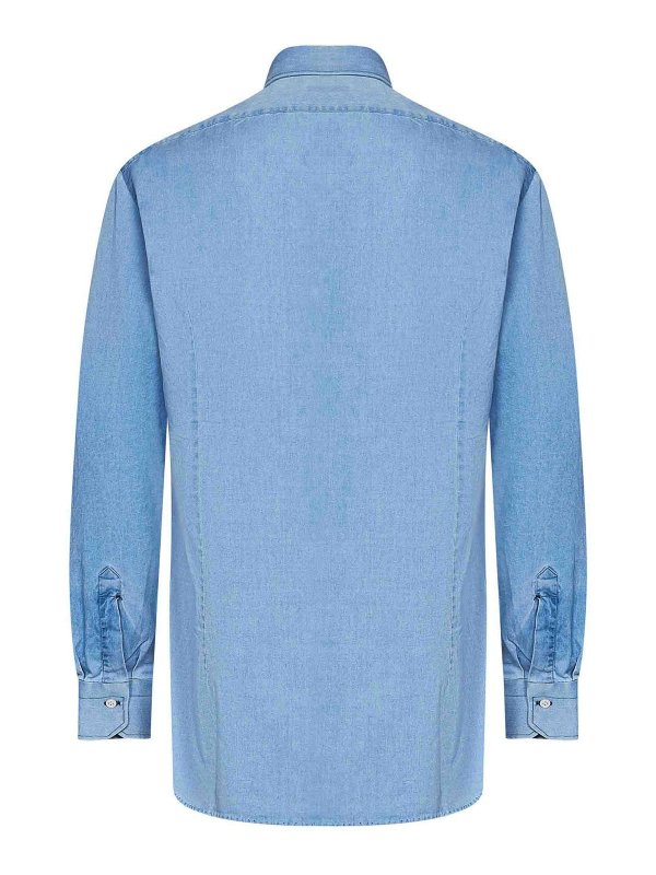 KITON: Camisas online - Camisa - Azul